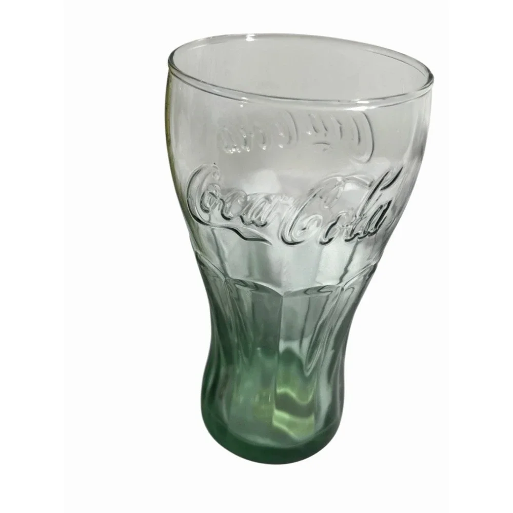 3-Set Coca Cola Drinking Glasses (Green) 16.7oz. (494ml) New With Tags‎